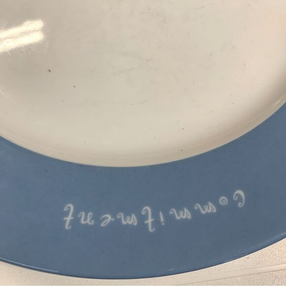 2 Mary Kay Dinner Plates 10” Handcrafted Inspirational Words to Live By no chips - Picture 3 of 6